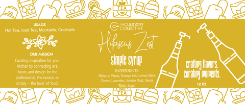Hibiscus Zest Simple Syrup
