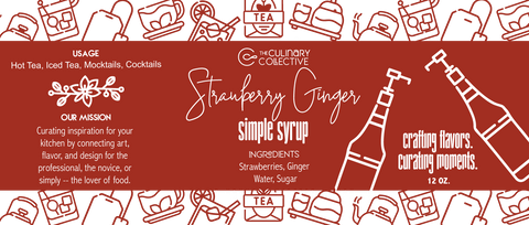Strawberry Ginger Simple Syrup